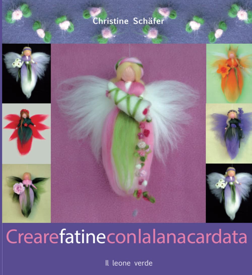 Creare fatine con la lana cardata book