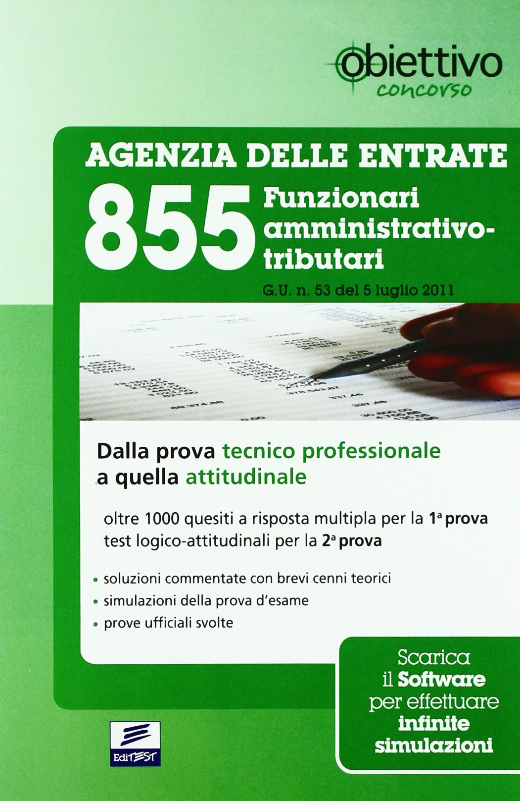 OC1. Agenzia delle entrate. 855 funzionari amministrativo-tributari book