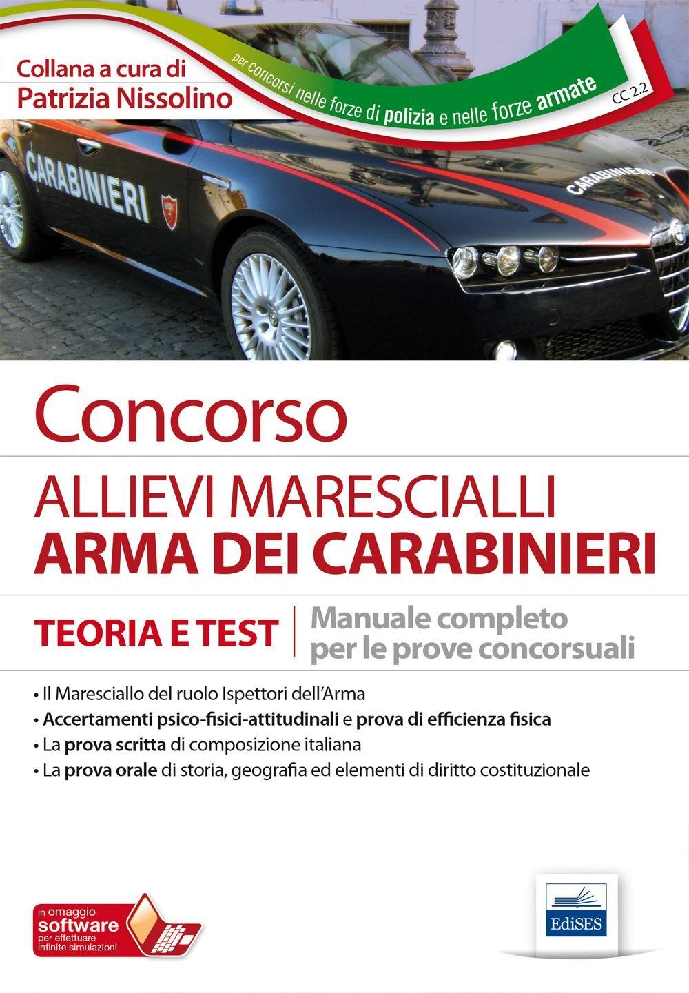 Concorso allievi marescialli Arma dei Carabinieri (Carriere militari) Social Sciences