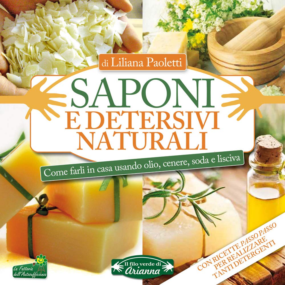 Saponi e detersivi naturali. Come farli in casa usando olio, cenere, soda e lisciva. Con ricette passo passo per realizzare tanti detergenti book