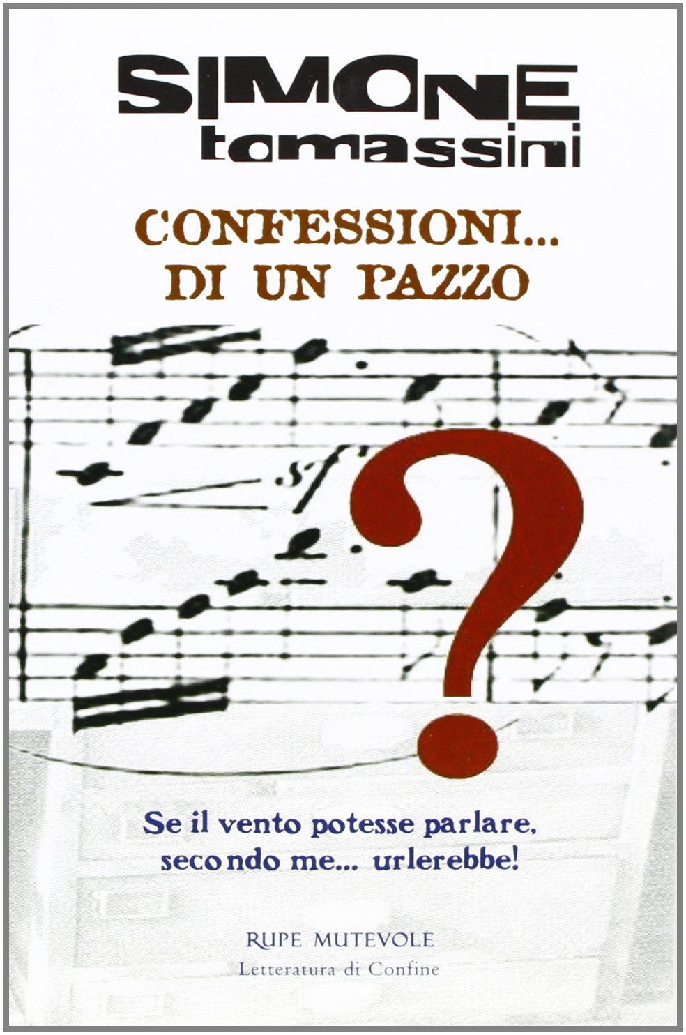 Confessioni... di un pazzo. Se il vento potesse parlare, secondo me... urlerebbe! book