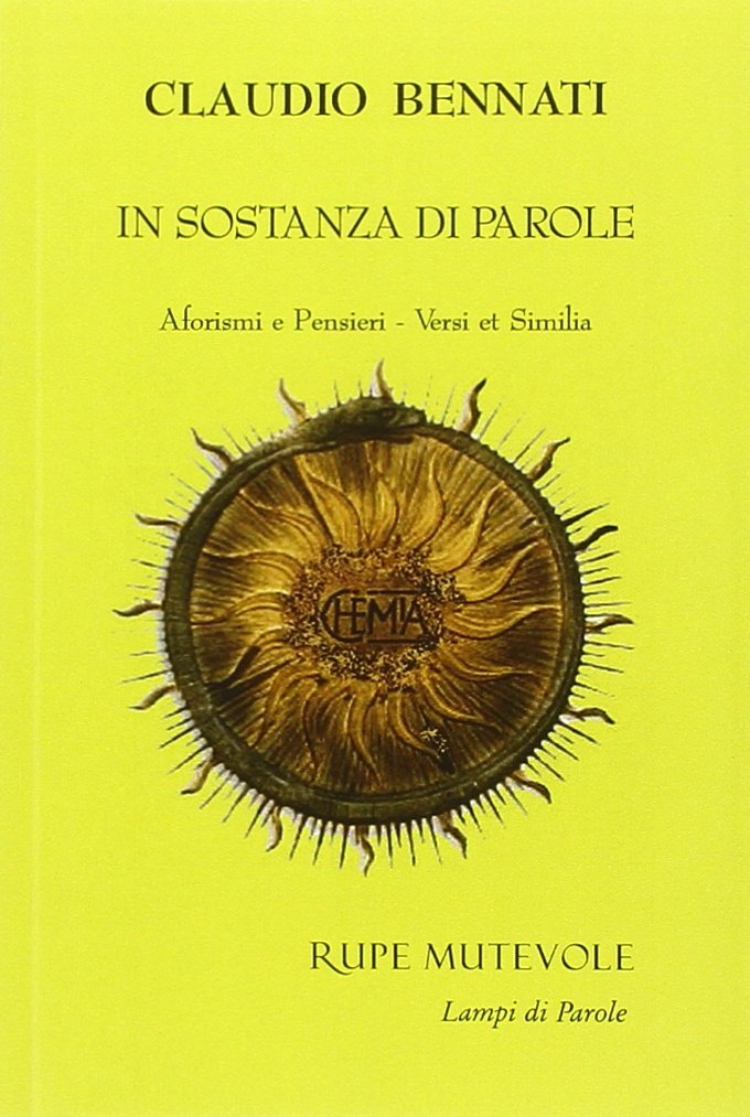 In sostanza di parole. Aforismi e pensieri. Versi et similia (Lampi di parole) Contemporary literature