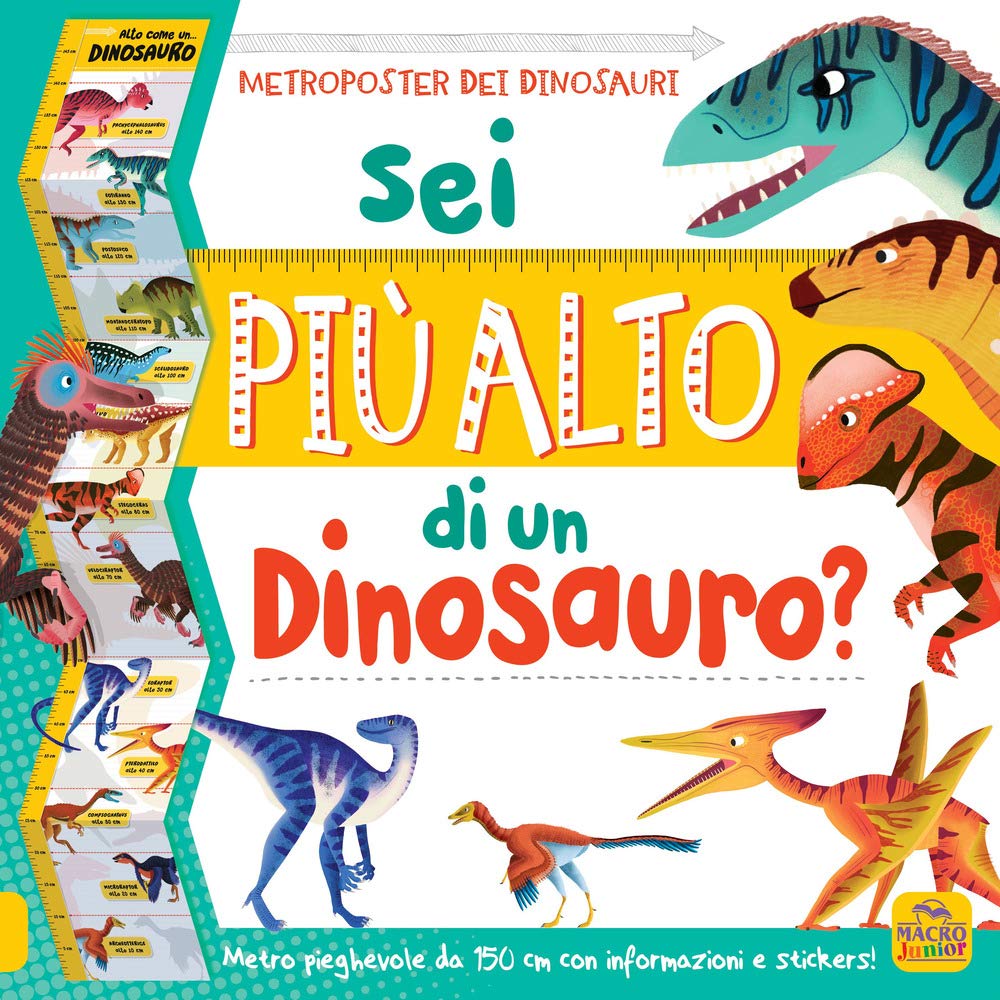 Sei più alto di un dinosauro? Con adesivi Tiptoi & Games