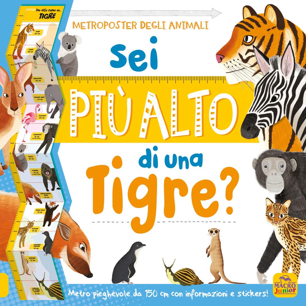 Sei più alto di una tigre? Con adesivi Tiptoi & Games