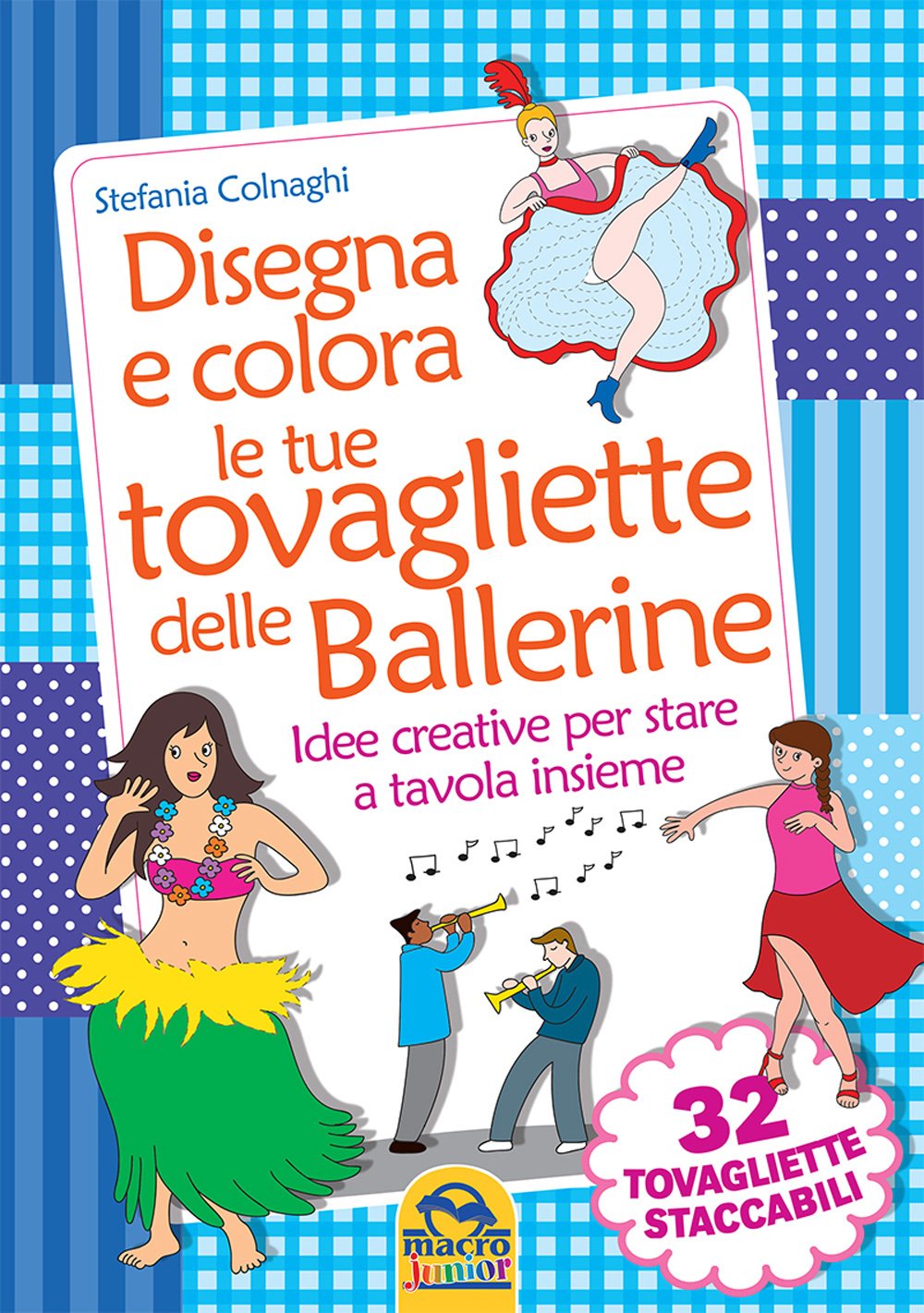 Disegna e colora le tue tovagliette delle ballerine book