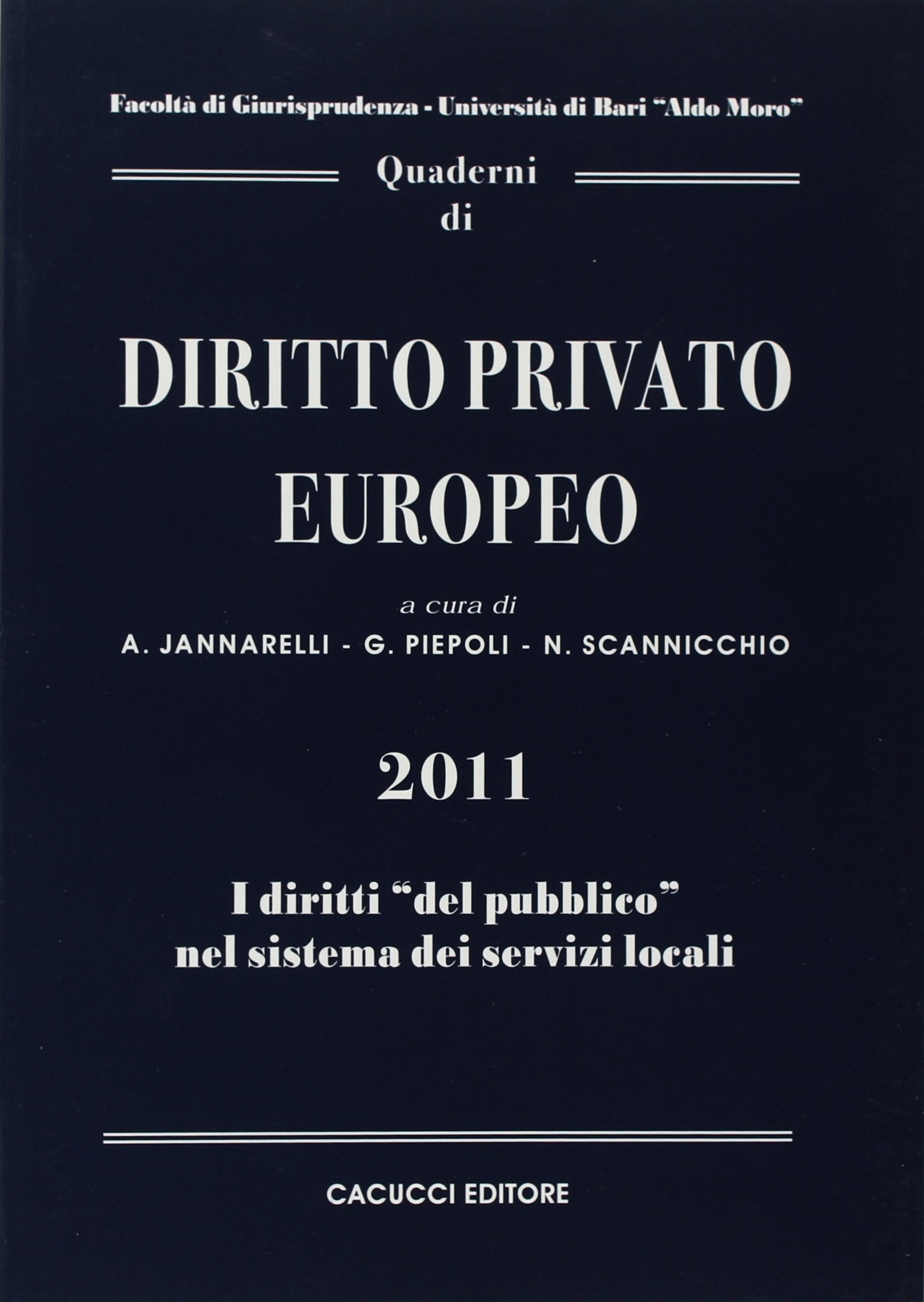 Quaderni di diritto privato europeo (Vol. 6) book