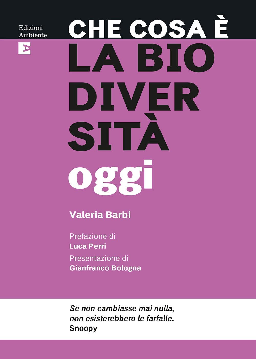 Che cosa è la biodiversità oggi book
