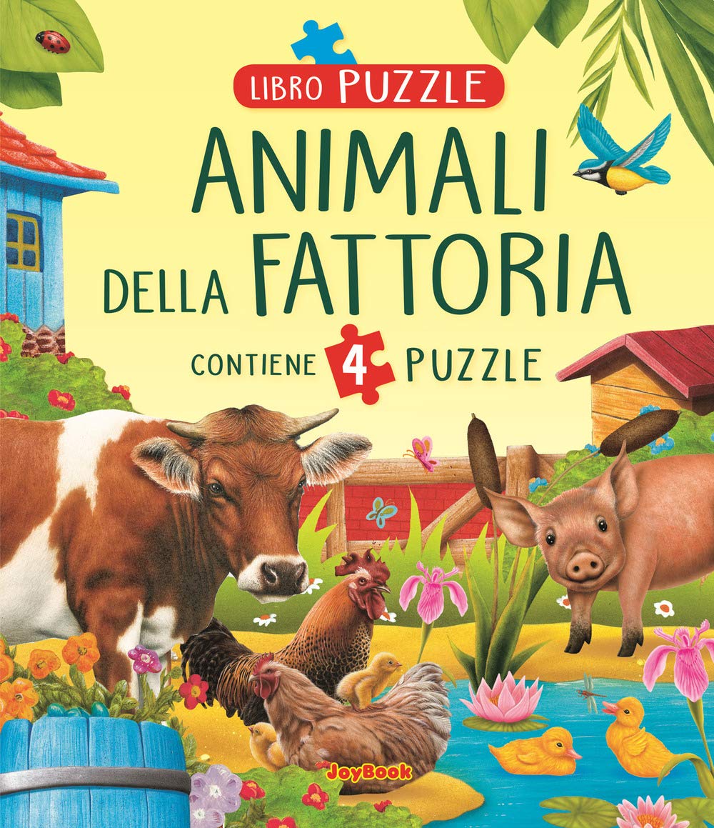 Animali della fattoria. Libro puzzle book