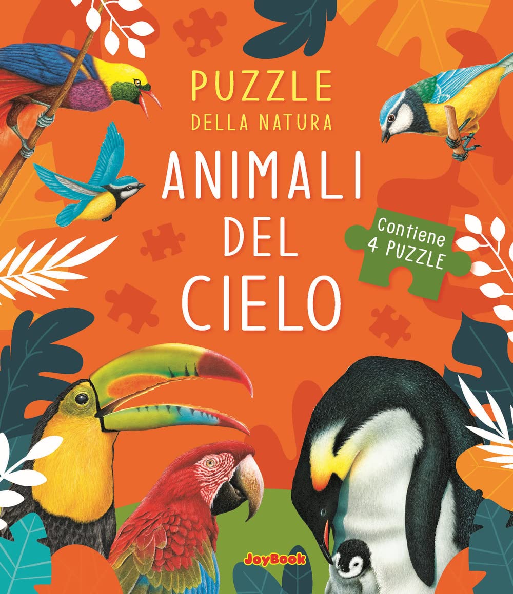 Animali del cielo. Puzzle della natura. Libro puzzle. Ediz. a colori book