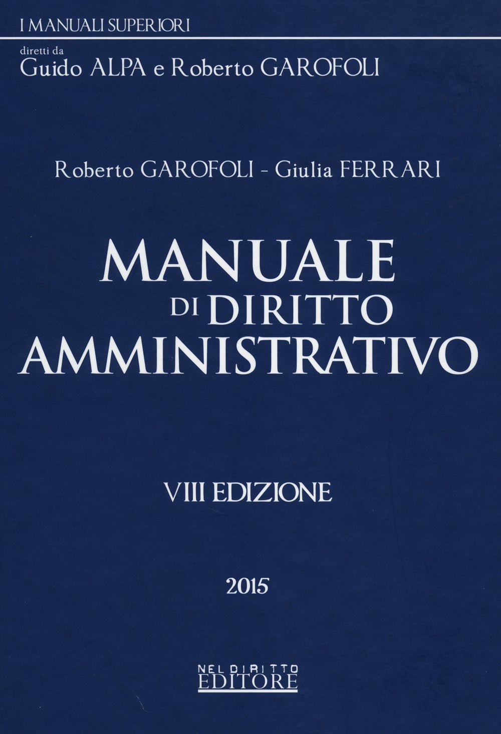 Manuale di diritto amministrativo book