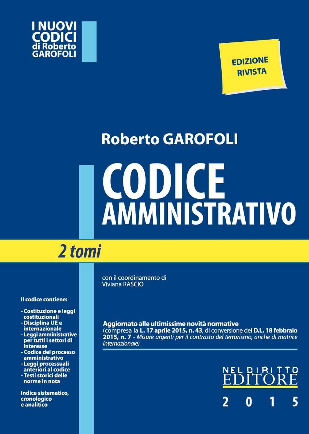 Codice amministrativo (I nuovi codici) Law