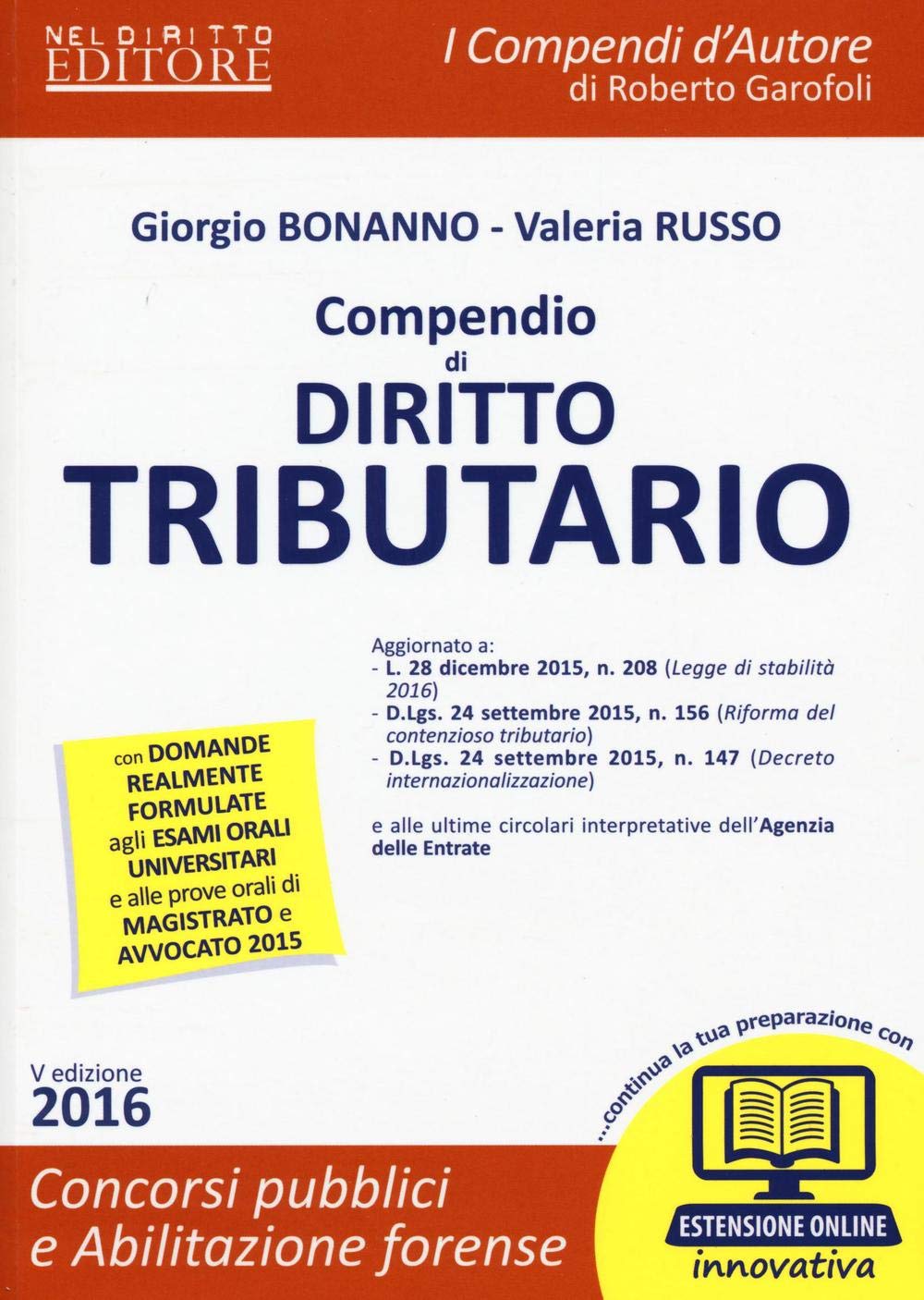 Compendio di diritto tributario. Con aggiornamento online book