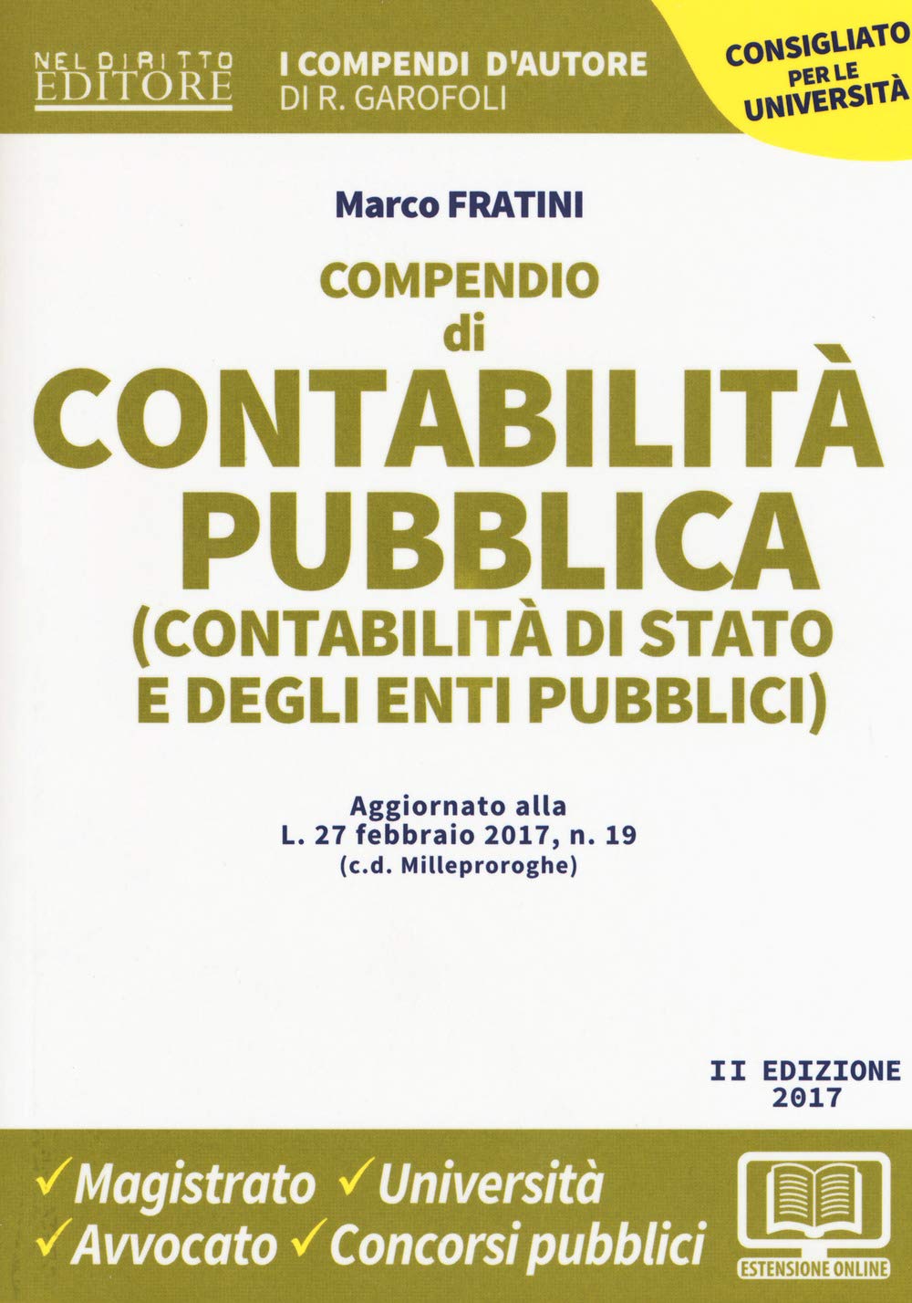 Compendio di contabilità pubblica (contabilità di Stato e degli enti pubblici) book