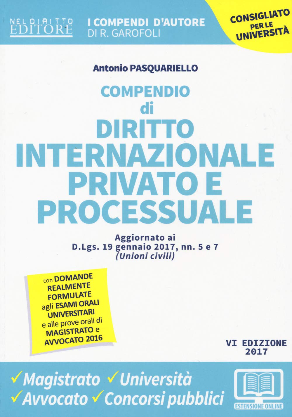 Compendio di diritto internazionale privato e processuale. Con Contenuto digitale per download e accesso online (I compendi d'autore) Law