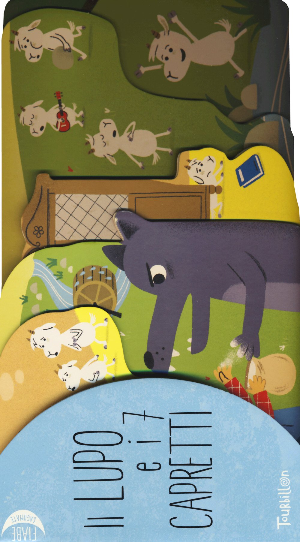 Il lupo e i 7 capretti. Ediz. a colori book