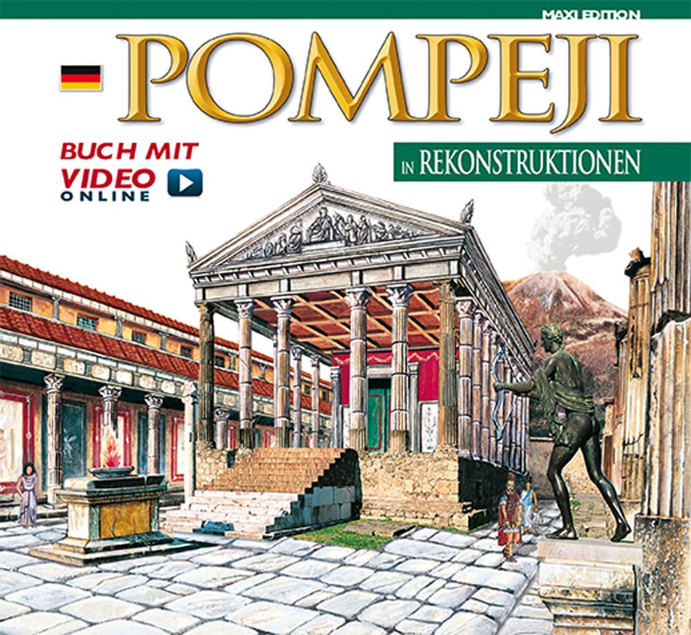 Pompeji in Rekonstruktionen: Maxi mit Video und Postkarten Leisure, Home & Garden