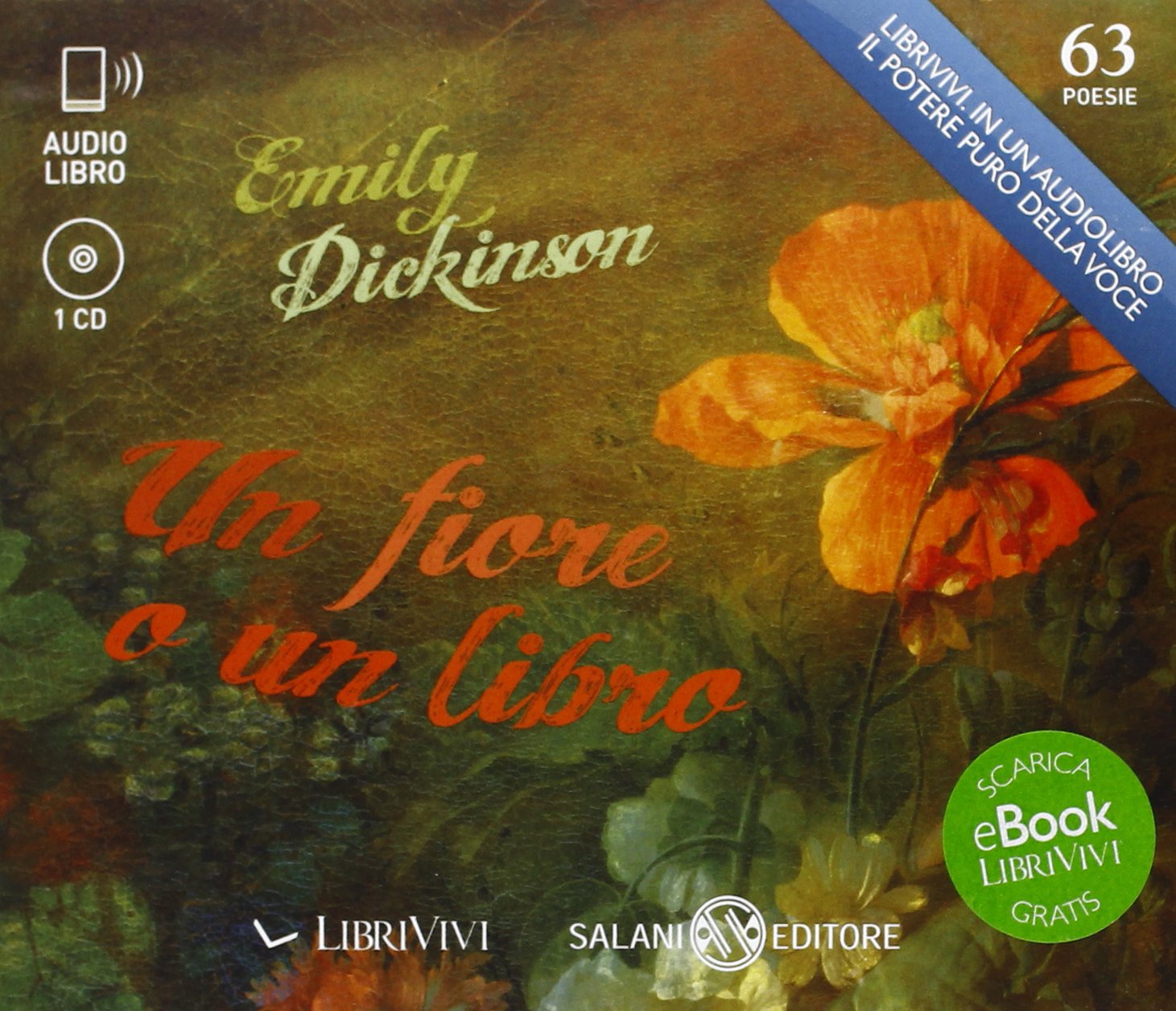 Un fiore o un libro. Audiolibro. CD Audio formato MP3 book