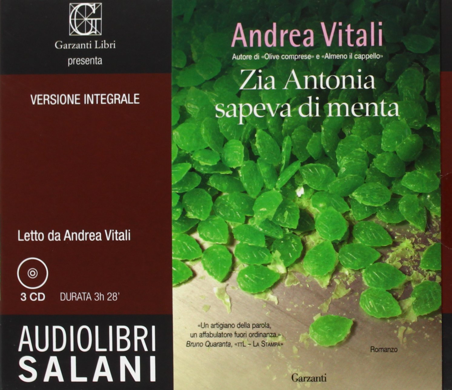 Zia Antonia sapeva di menta. Ediz. integrale. Audiolibro. 3 CD Audio (Audiolibri) Contemporary literature