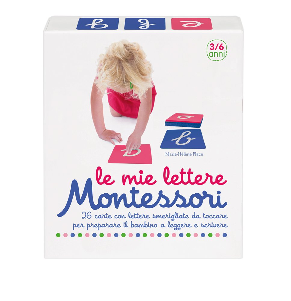 Le mie lettere Montessori. 26 carte con lettere smerigliate da toccare per preparare il bambino a leggere e scrivere Education & Training