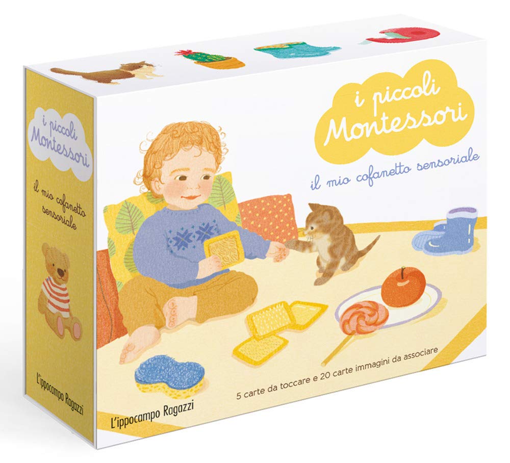 I piccoli Montessori. Il mio cofanetto sensoriale. Con Prodotti vari book