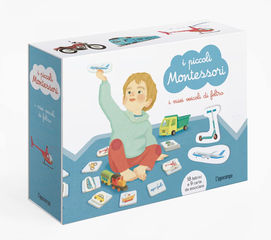 I miei veicoli in feltro. I piccoli Montessori. Ediz. a colori. Con Prodotti vari Tiptoi & Games