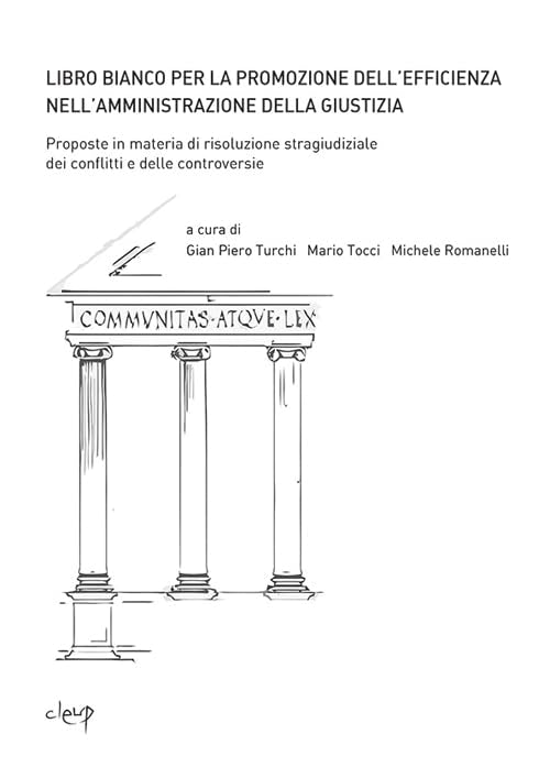 Libro bianco per la promozione dell'efficienza nell'amministrazione della giustizia. Proposte in materia di risoluzione stragiudiziale dei conflitti... book