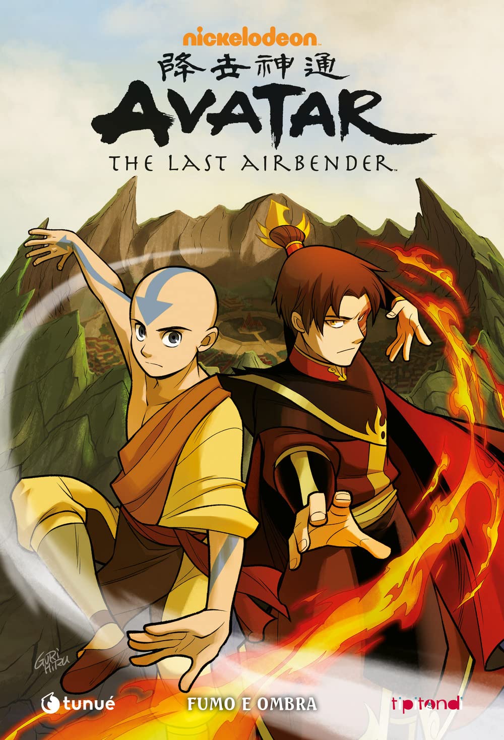 Fumo e ombra. Avatar. The last airbender book