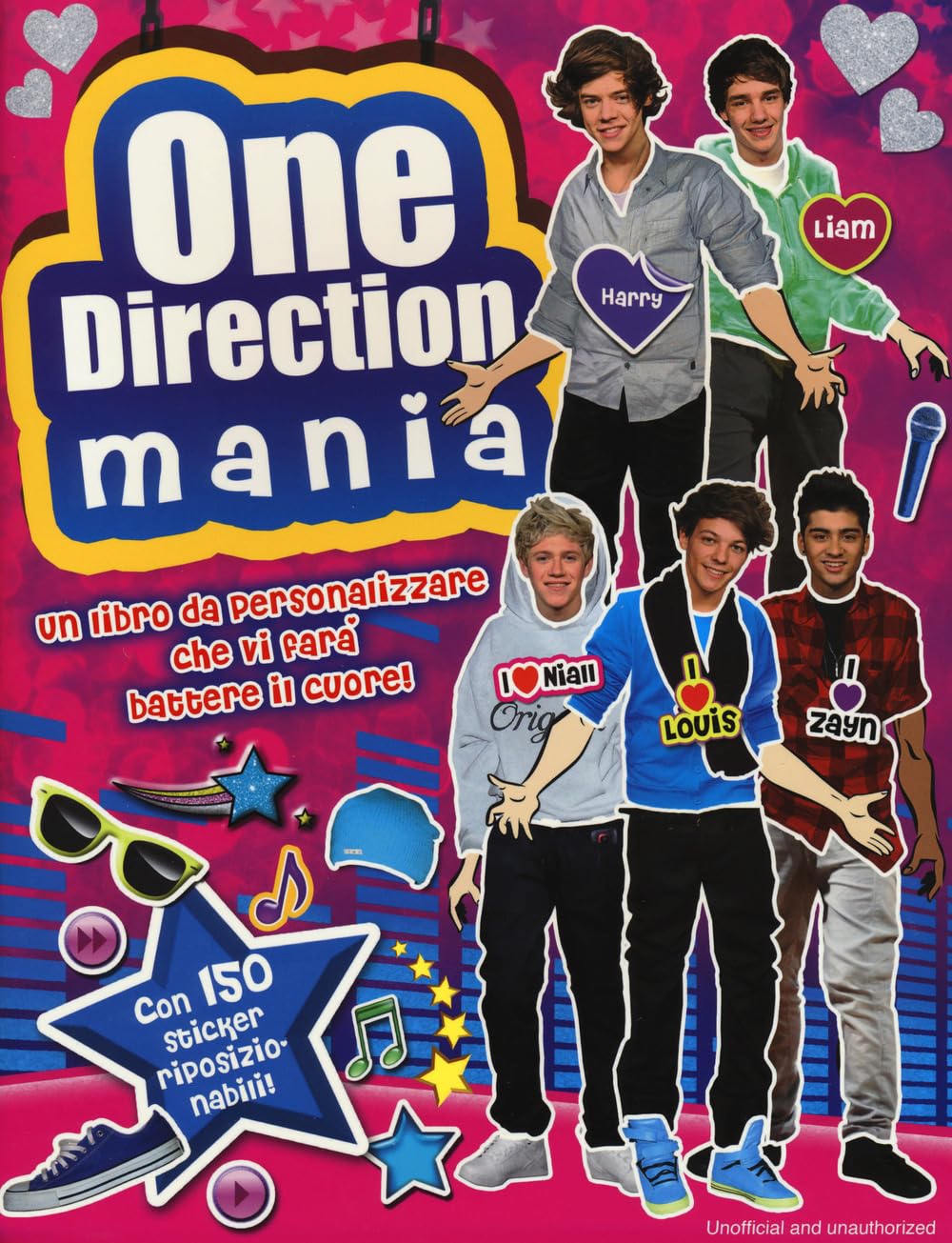 One Direction mania. Con adesivi. Ediz. illustrata book