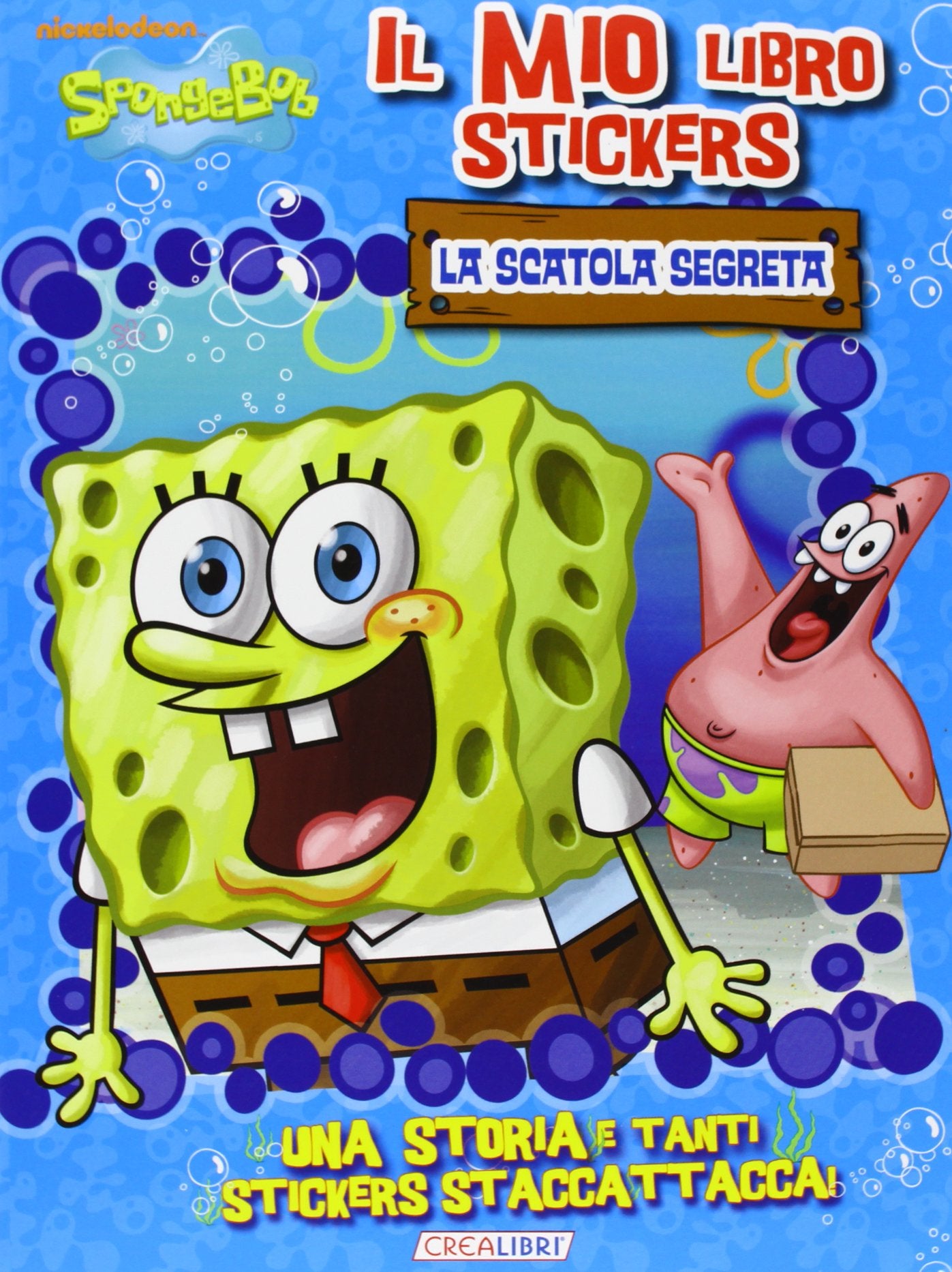 La scatola segreta. Il mio libro stickers. SpongeBob. Con adesivi. Ediz. illustrata book
