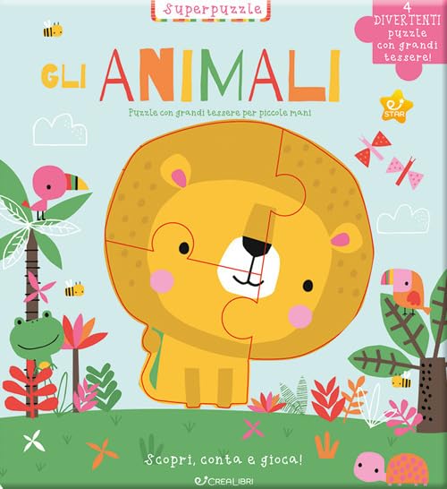 Gli animali. Scopri, conta e gioca! Ediz. a colori book
