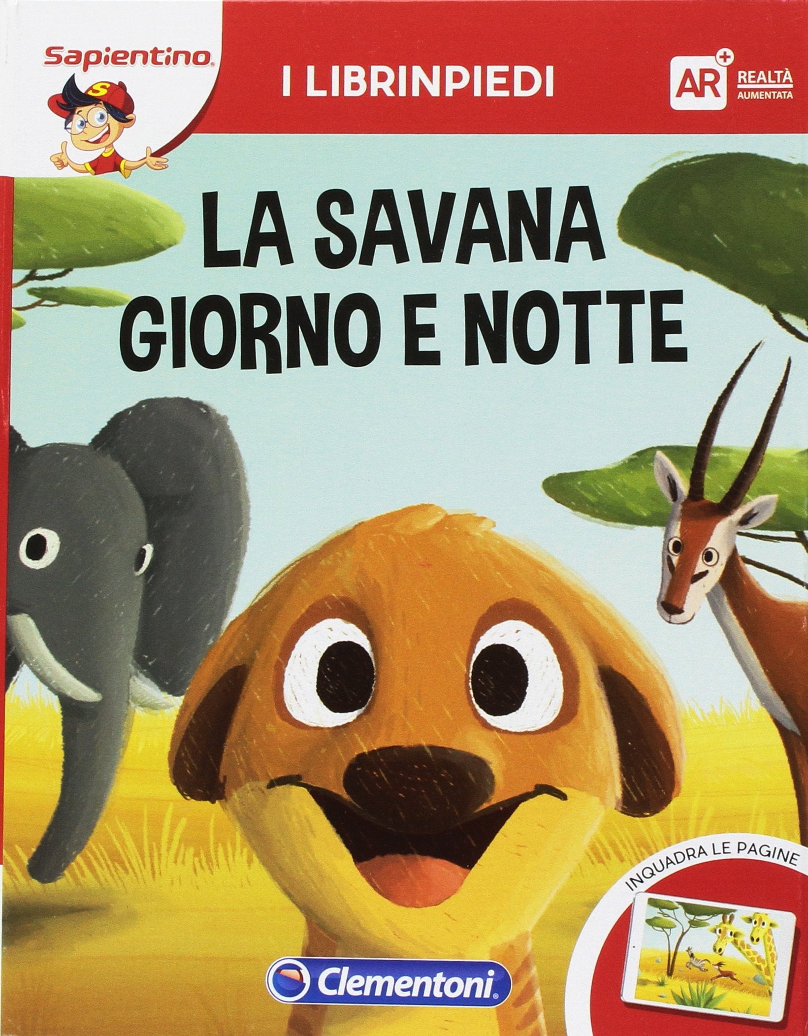 La savana giorno e notte. Librinpiedi. Con App book