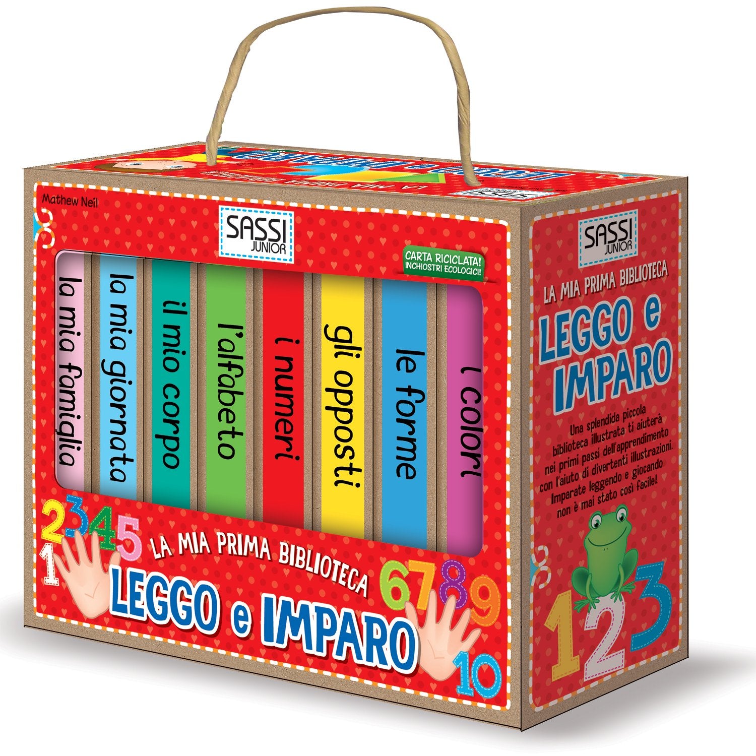 Leggo e imparo. La mia prima biblioteca. Ediz. illustrata book