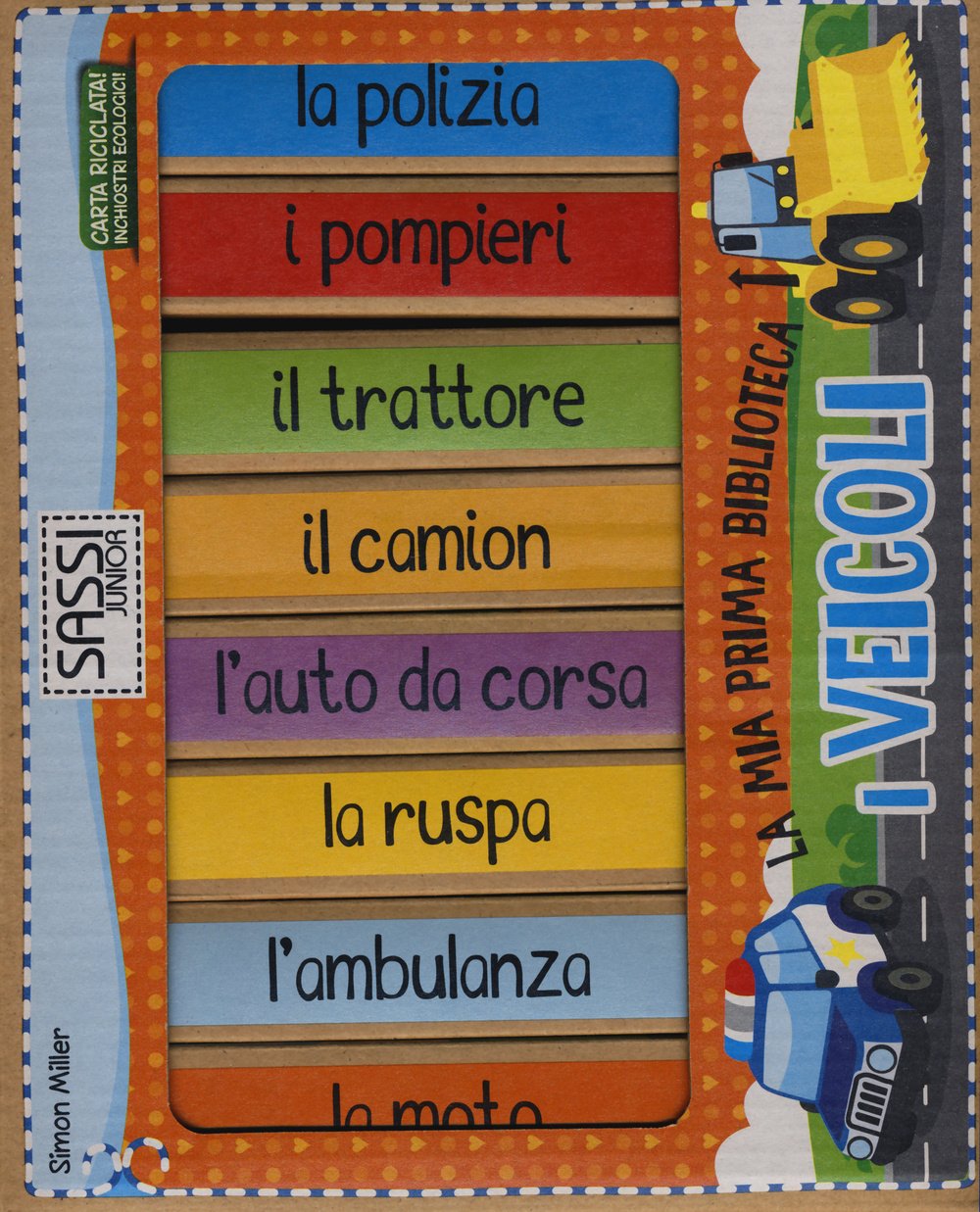 I veicoli. La mia prima biblioteca book