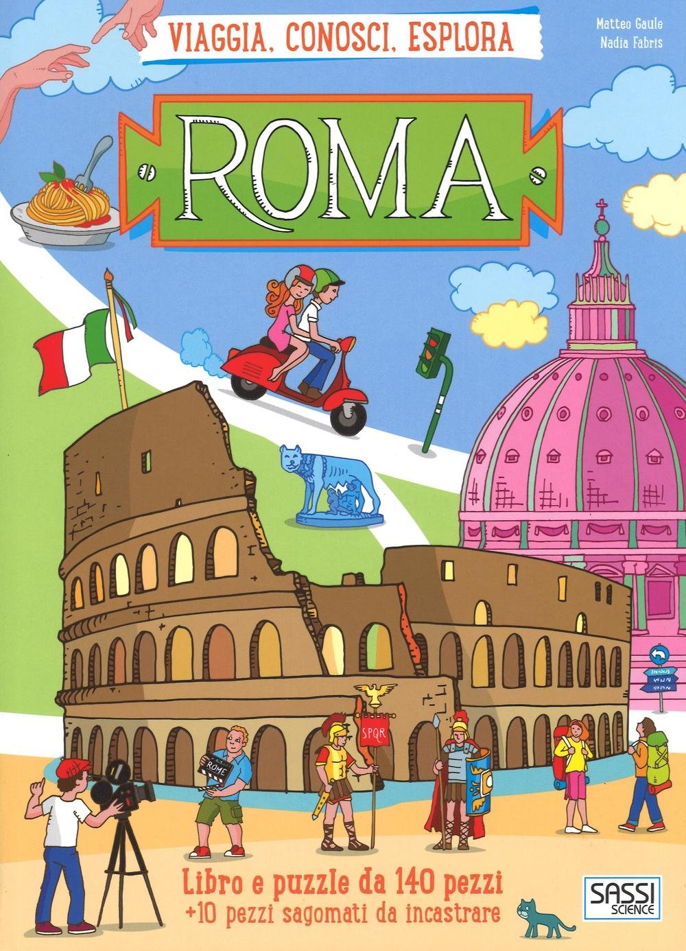 Roma. Viaggia, conosci, esplora. Libro puzzle book
