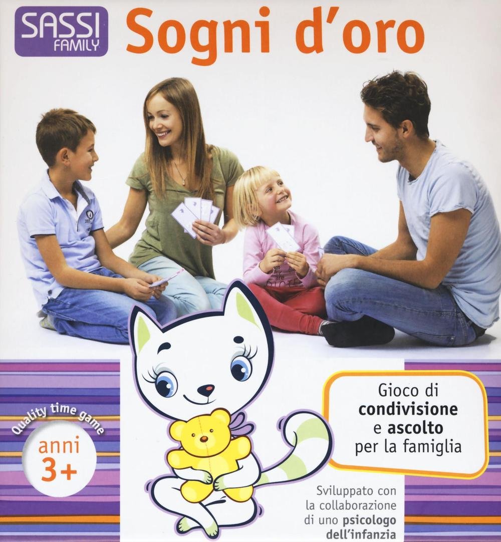 Sogni d'oro. Gioco di condivisione e ascolto per la famiglia. Con 30 carte (Sassi family) Books