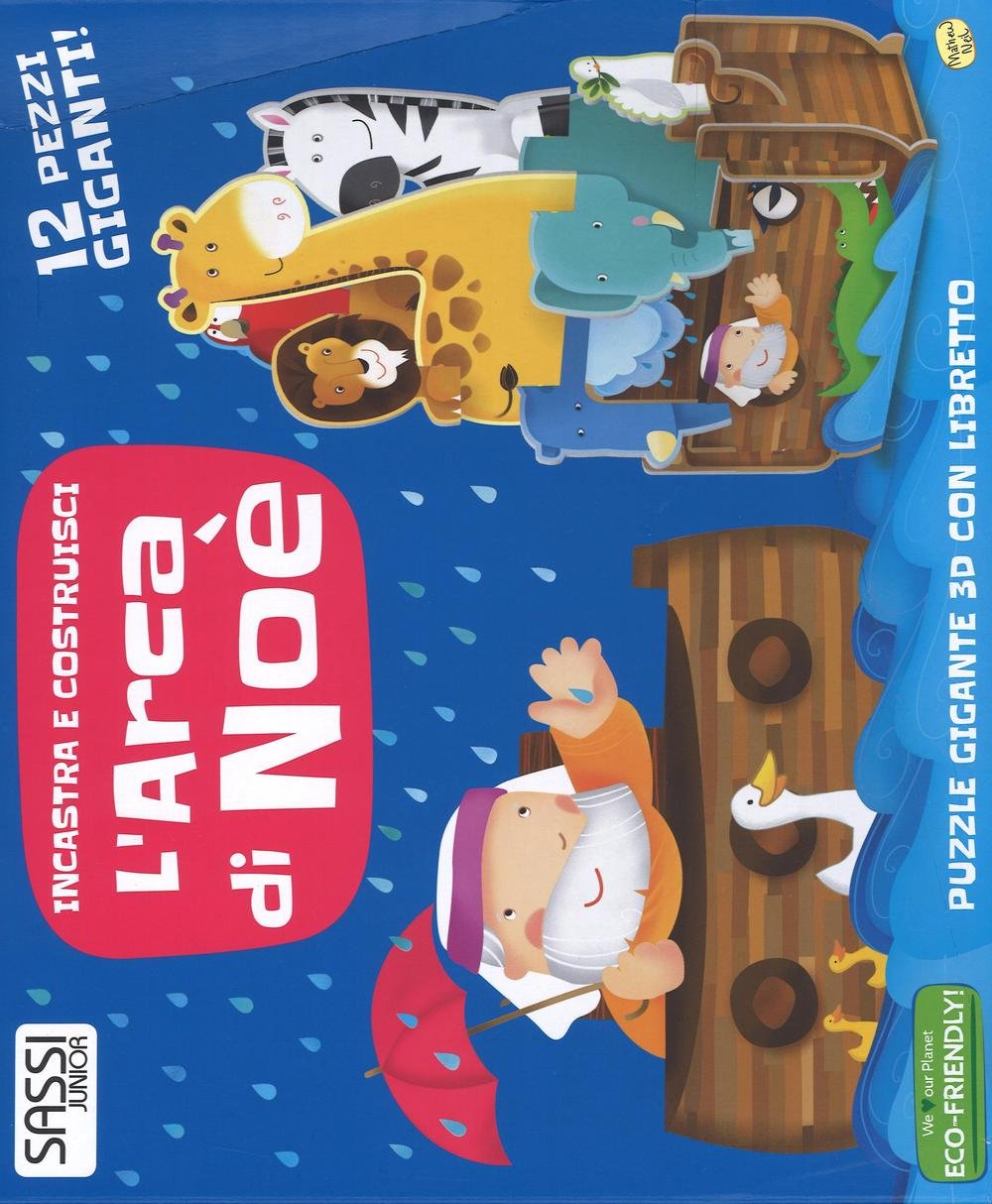 L'arca di Noè. Incastra e costruisci. Libro puzzle. Ediz. illustrata book