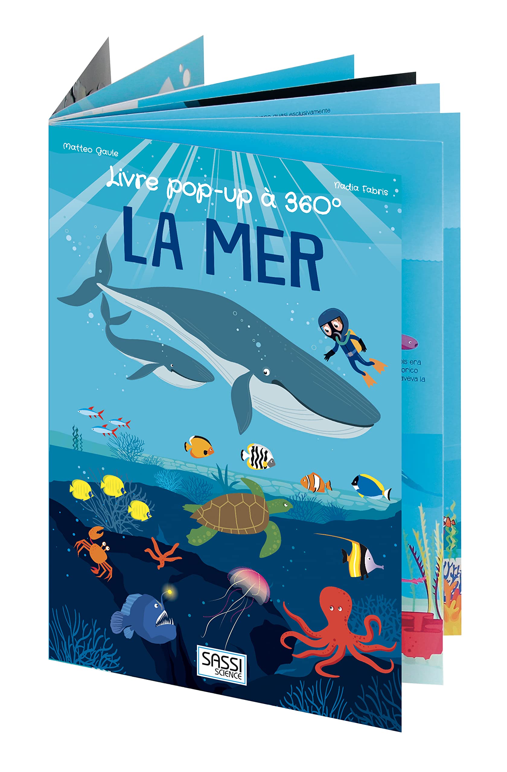 Livre pop-up à 360° - La mer book