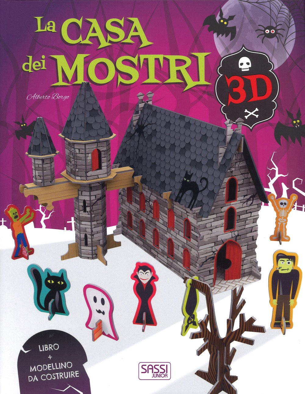 La casa dei mostri 3D. Ediz. a colori. Con gadget book