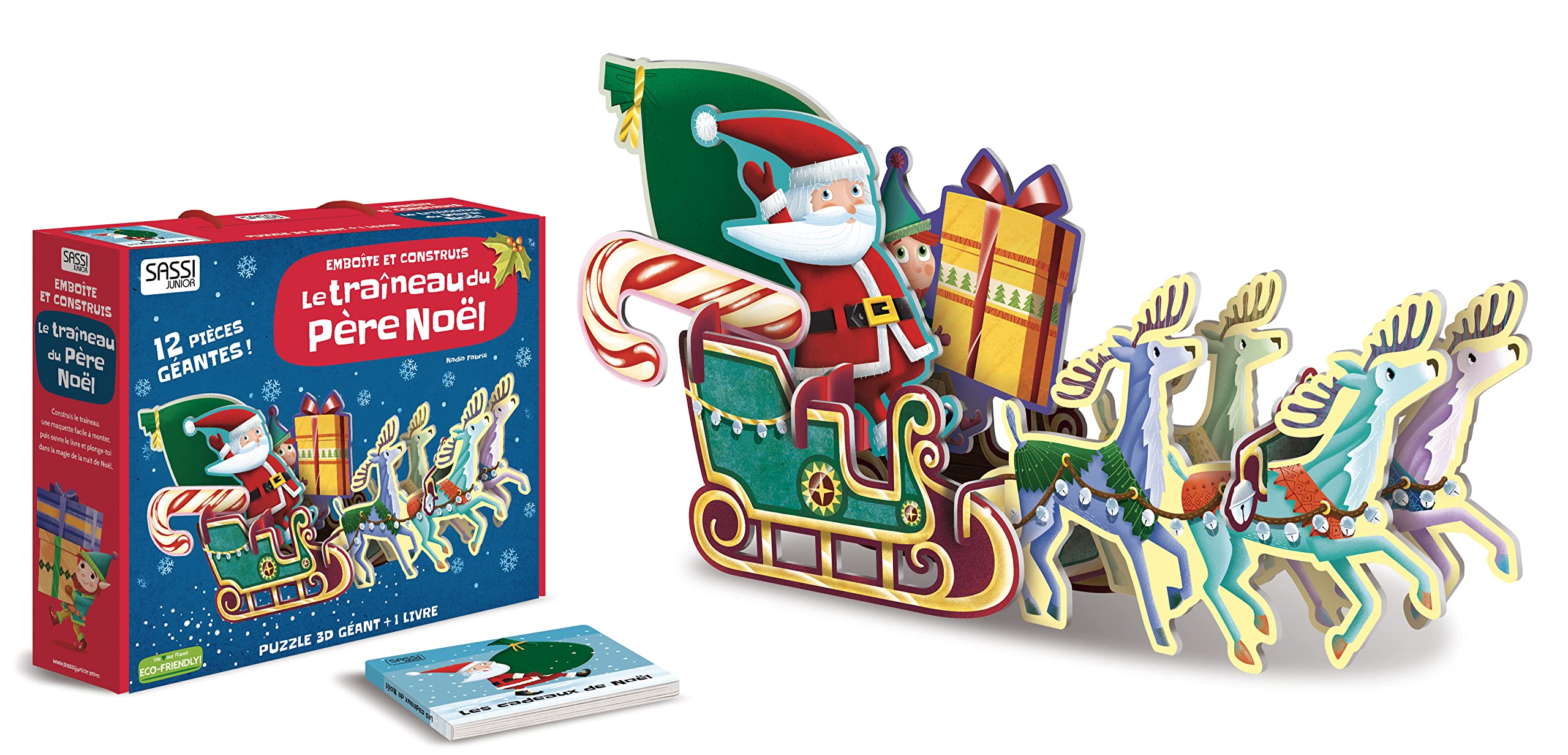 Emboîte et construis - Le traîneau du Père Noël book