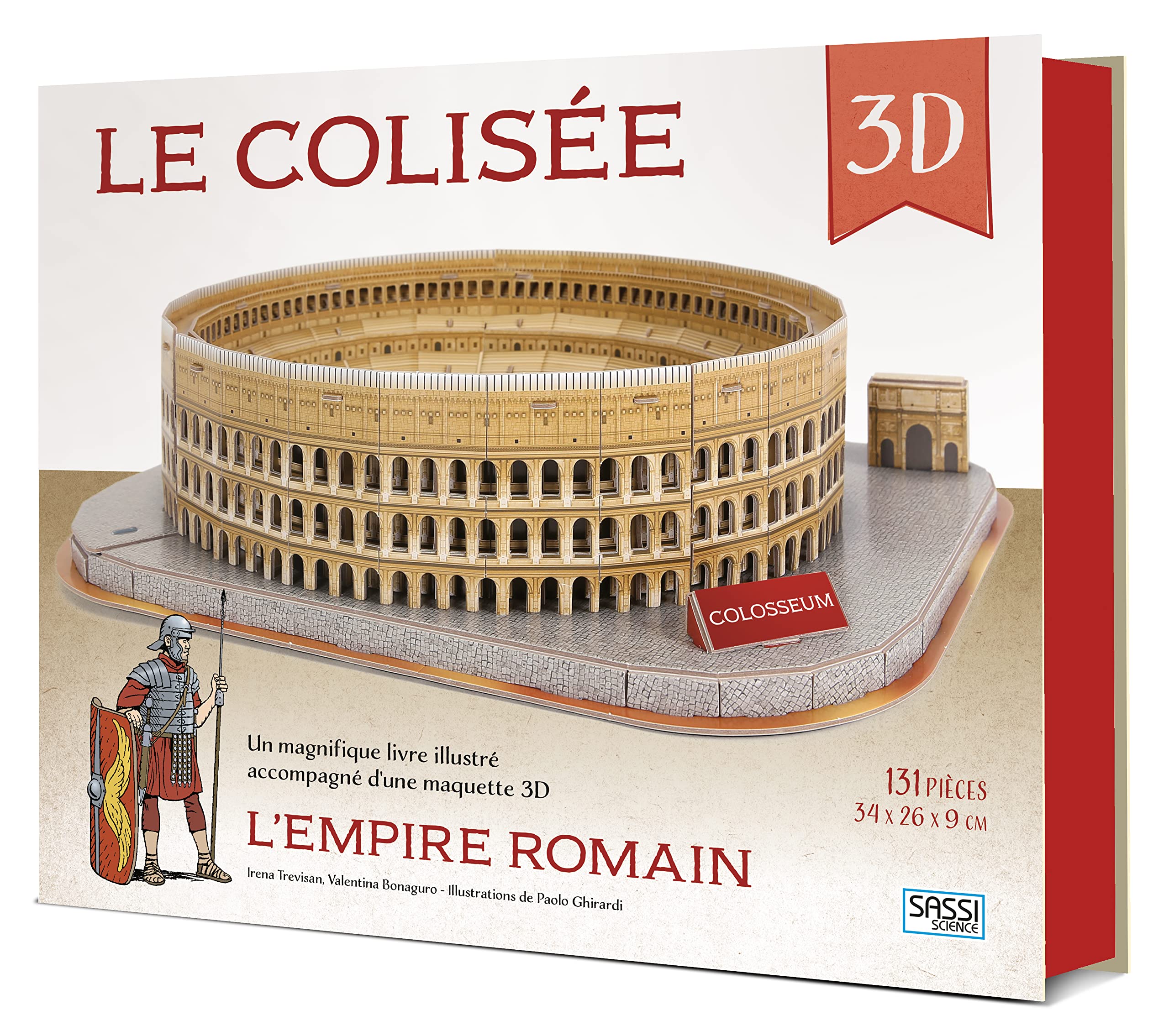 L'empire romain - Le colisée 3D: L'empire romain 8 ans book