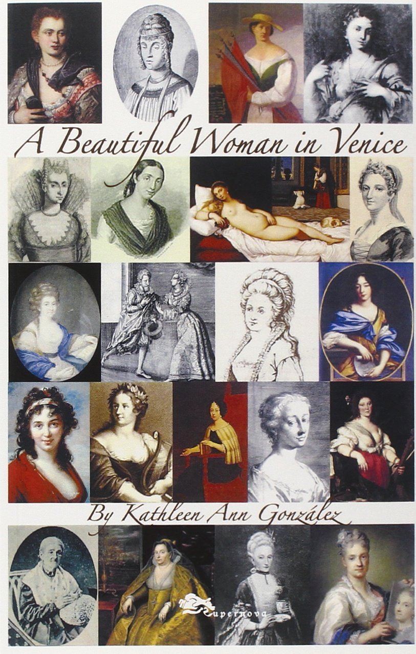 A beautiful woman in Venice book