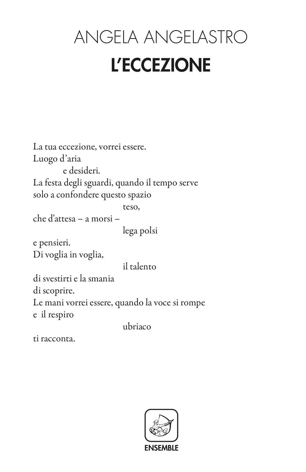 L'eccezione (Alter) Poetry