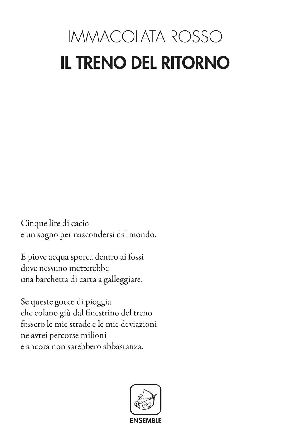 Il treno del ritorno (Alter) Poetry