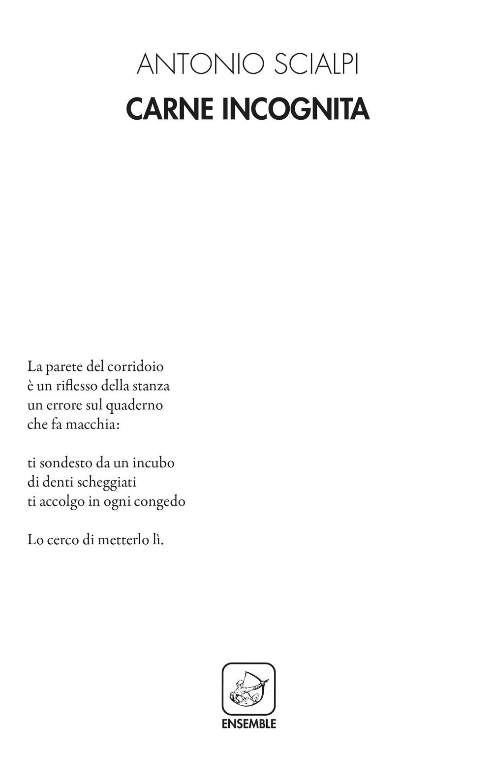 Carne Incognita Poetry