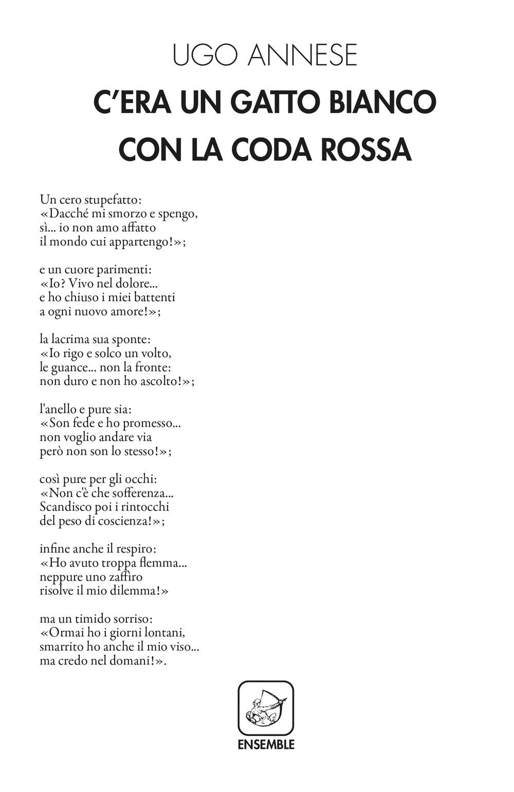 C'era un gatto bianco con la coda rossa (Alter) Poetry
