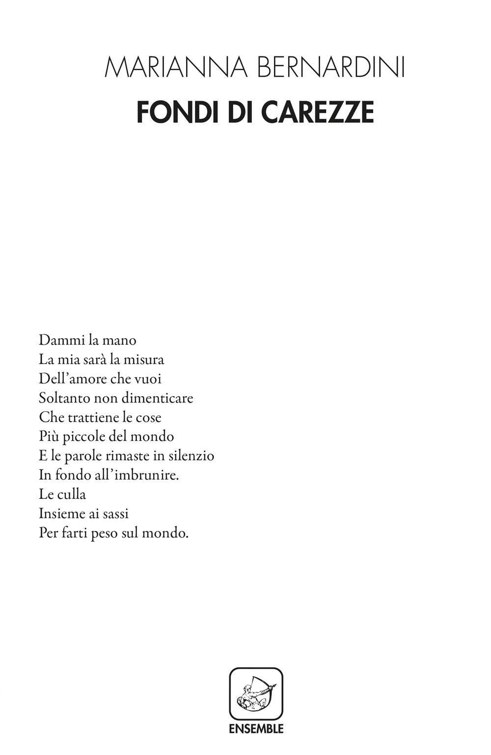 Fondi di carezze (Alter) Poetry