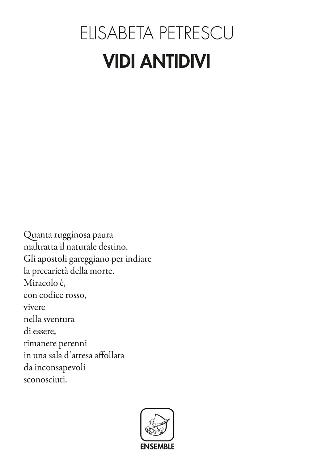 Vidi antidivi Poetry