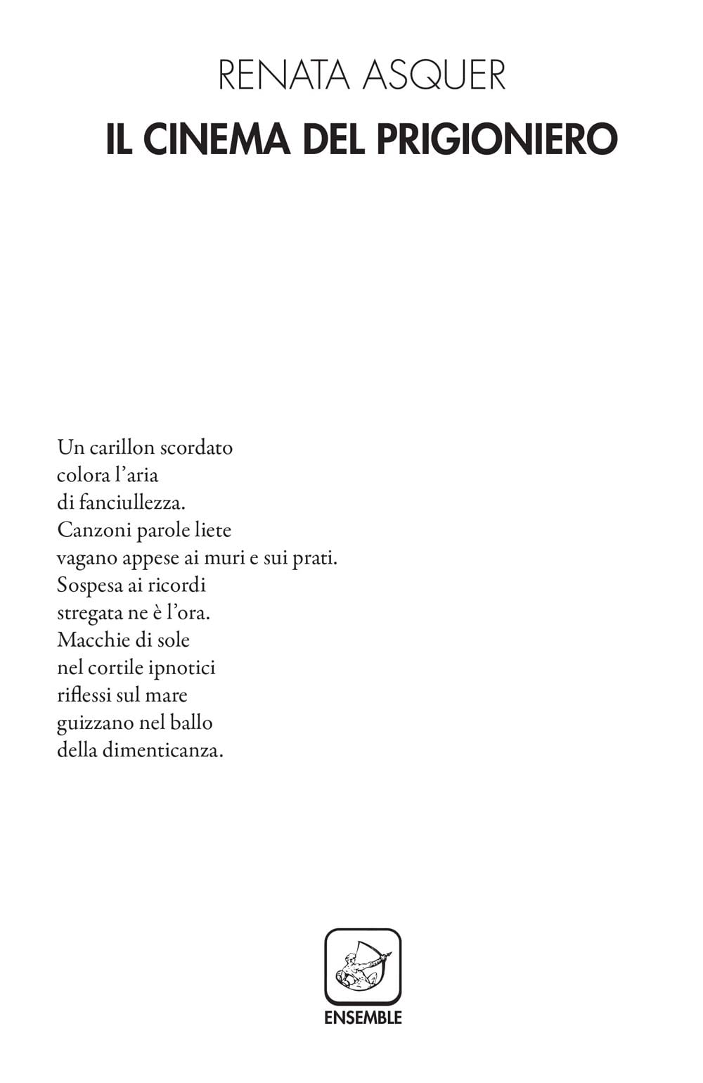 Il cinema del prigioniero (Alter) Poetry