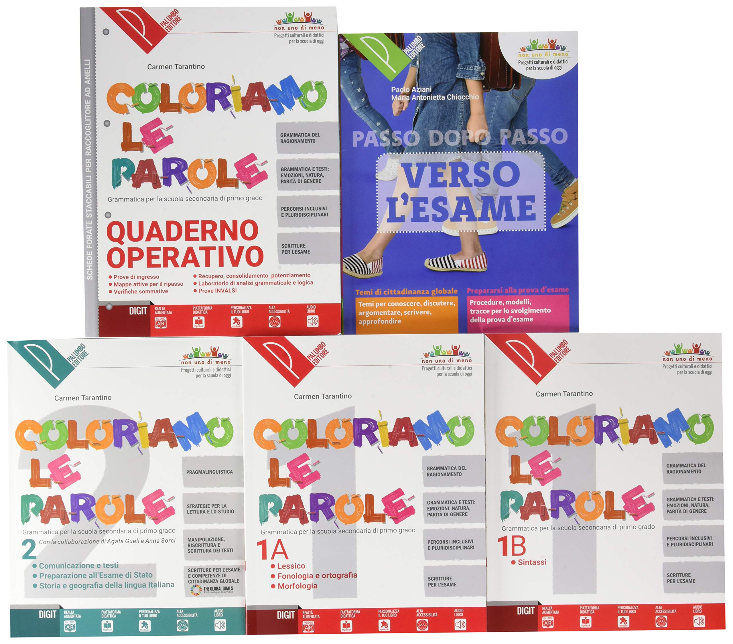 Coloriamo le parole. Per la Scuola media. Con e-book. Con espansione online. Con 2 libri: Quaderno operativo-Verso l'esame. Con DVD-ROM (Vol. 1-2) Professional & Reference Books