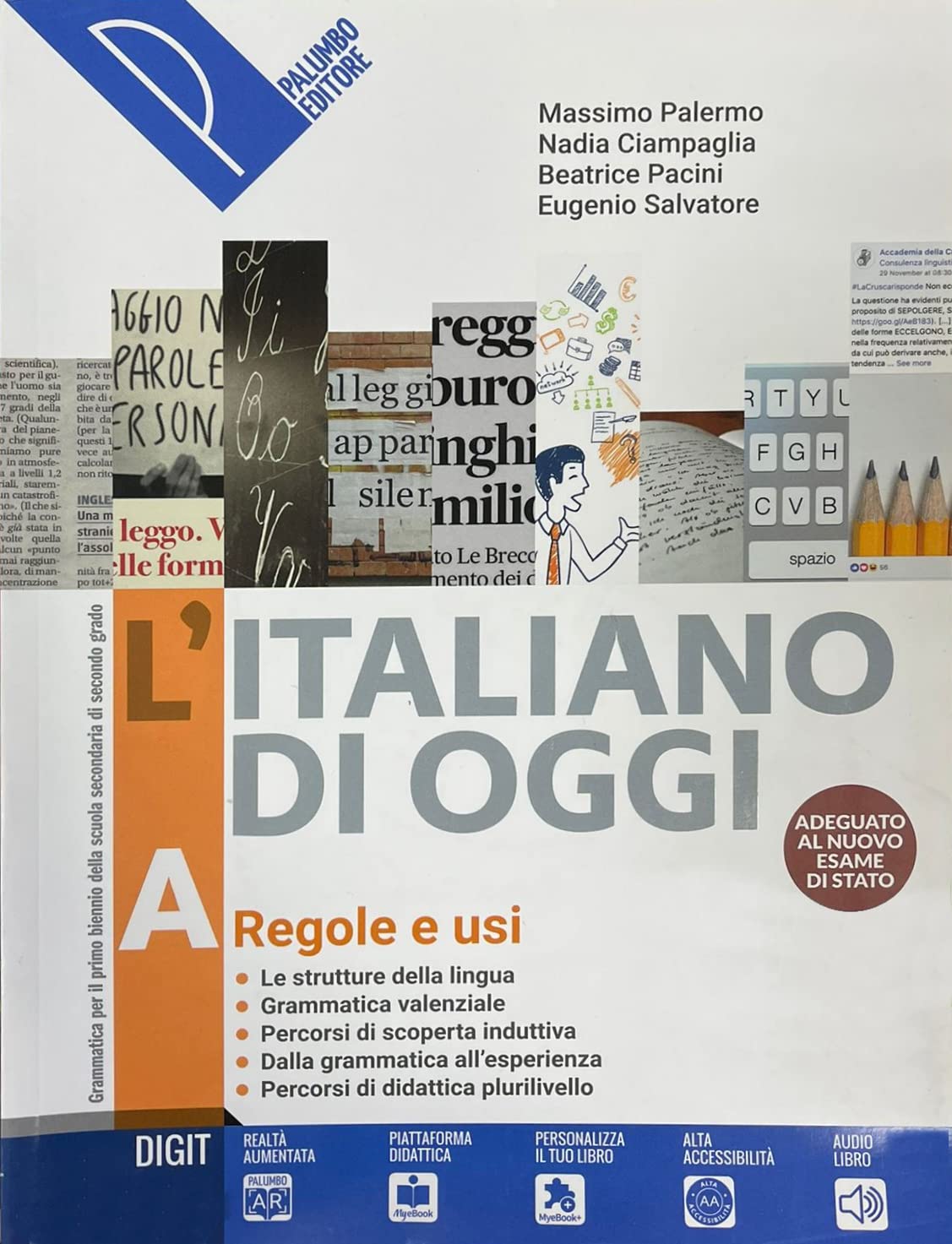 L'italiano di oggi. Per le Scuole superiori. Con e-book. Con espansione online (Vol. A-B-C) book